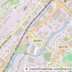 Map of Sheffield