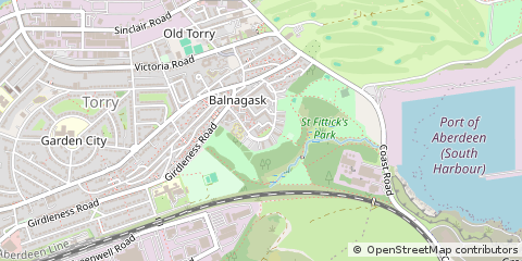 Map of Aberdeen