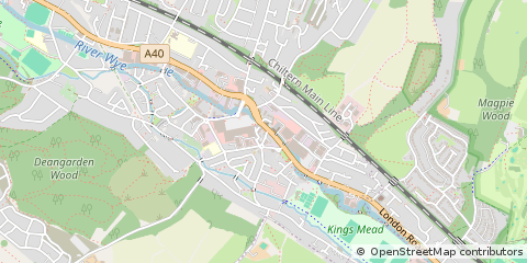 Map of High Wycombe
