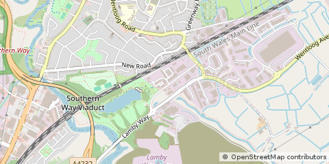 Map of Cardiff
