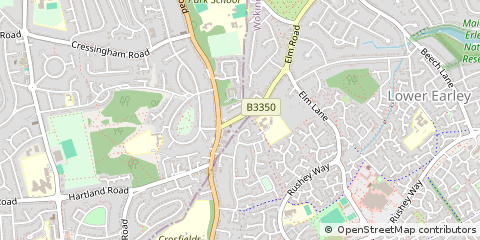 Map of Reading, Berkshire