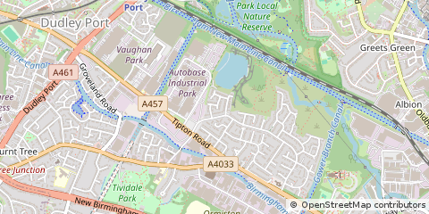 Map of Oldbury, West Midlands