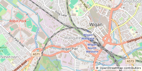 Map of Wigan