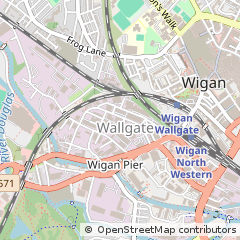 Map of Wigan