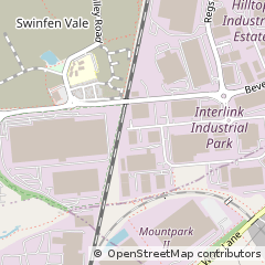 Map of Bardon Hill, Leicestershire