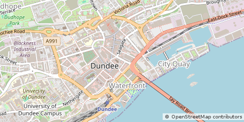 Map of Dundee