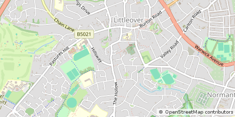 Map of Derby