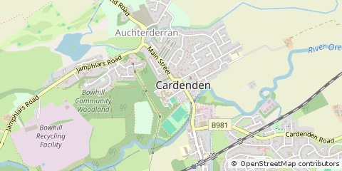Map of Lochgelly