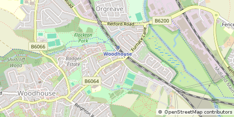 Map of Sheffield