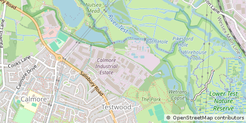 Map of Southampton, Hampshire