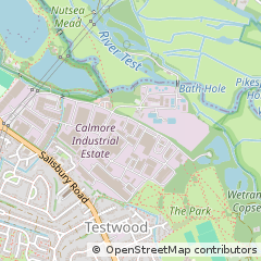 Map of Southampton, Hampshire