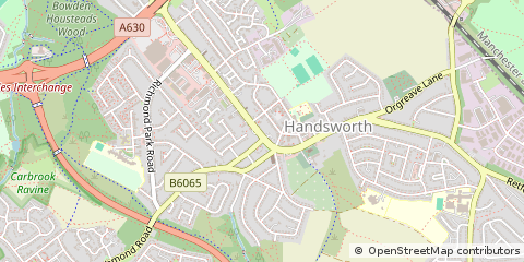 Map of Sheffield