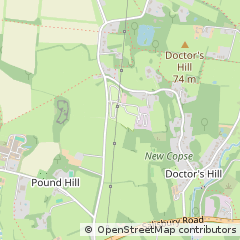 Map of Romsey, Hampshire