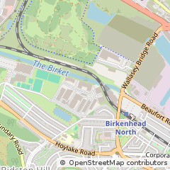 Map of Bidston, Wirral