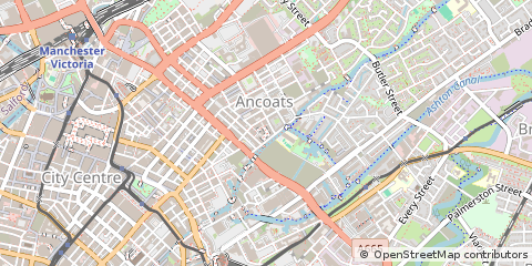 Map of Manchester