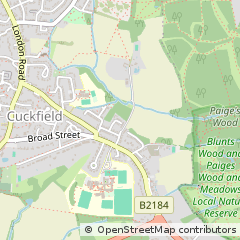 Map of Haywards Heath, West Sussex