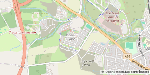 Map of Bucksburn