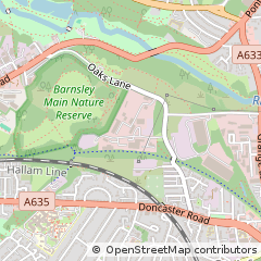 Map of Barnsley
