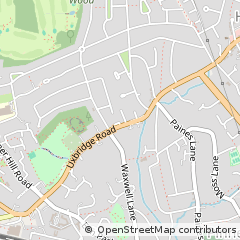 Map of Pinner, Middlesex