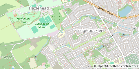 Map of Aberdeen, Aberdeenshire