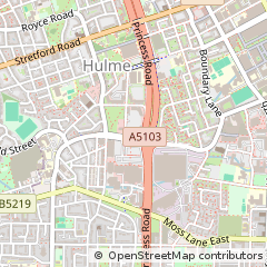 Map of Manchester