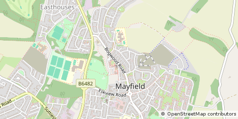 Map of Dalkeith