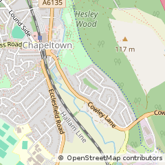 Map of Sheffield