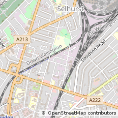 Map of Croydon