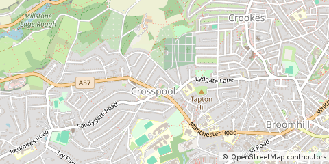 Map of Sheffield