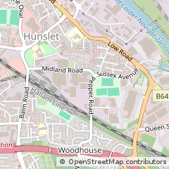Map of Leeds, W. Yorks.