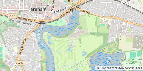 Map of Fareham