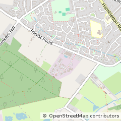 Map of Denmead, Hampshire