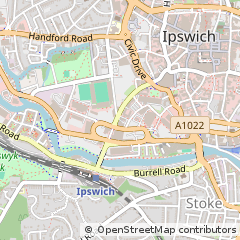 Map of Ipswich, Suffolk