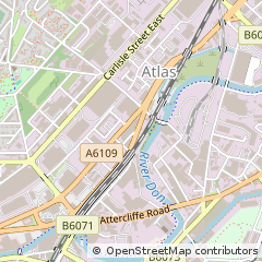 Map of Sheffield