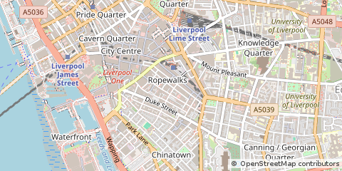 Map of Liverpool