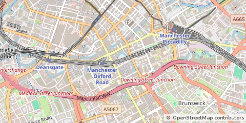Map of Manchester