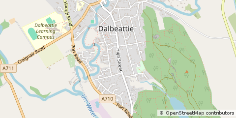 Map of Dalbeattie