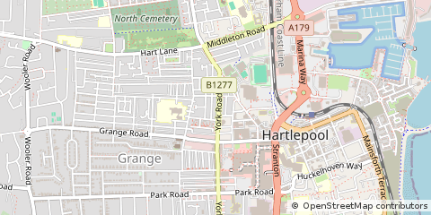 Map of Hartlepool