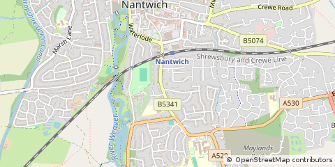 Map of Cheshire
