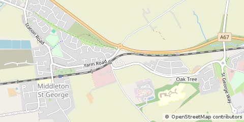 Map of Darlington