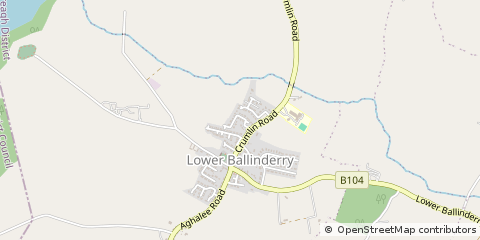 Map of Lisburn, CO. Antrim