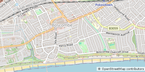 Map of Bournemouth