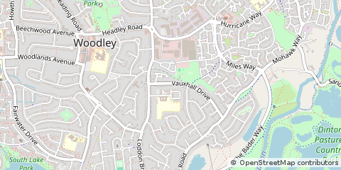Map of Reading, Berkshire