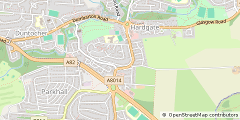 Map of Clydebank