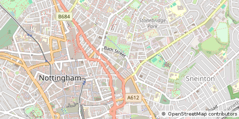 Map of Nottingham