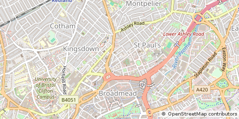 Map of Bristol