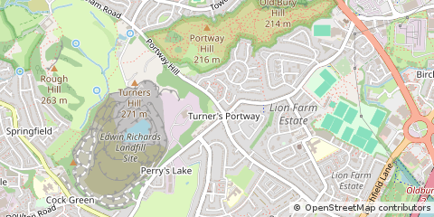 Map of Rowley Regis