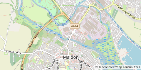Map of Maldon, Essex