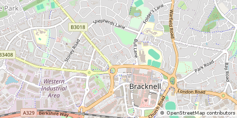 Map of Bracknell