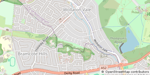 Map of Nottingham